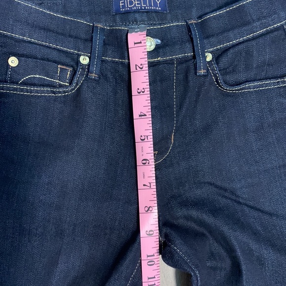 Fidelity Lily Bootcut Jeans -Viper Rinse - Picture 3 of 5